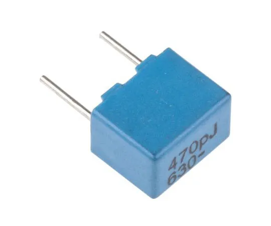 63-7442-25　KEMET470pF聚丙烯电容器PP 250 V ac, 630 V dc±5%孔容PFR510系列　PFR5471J630J11L4BULK