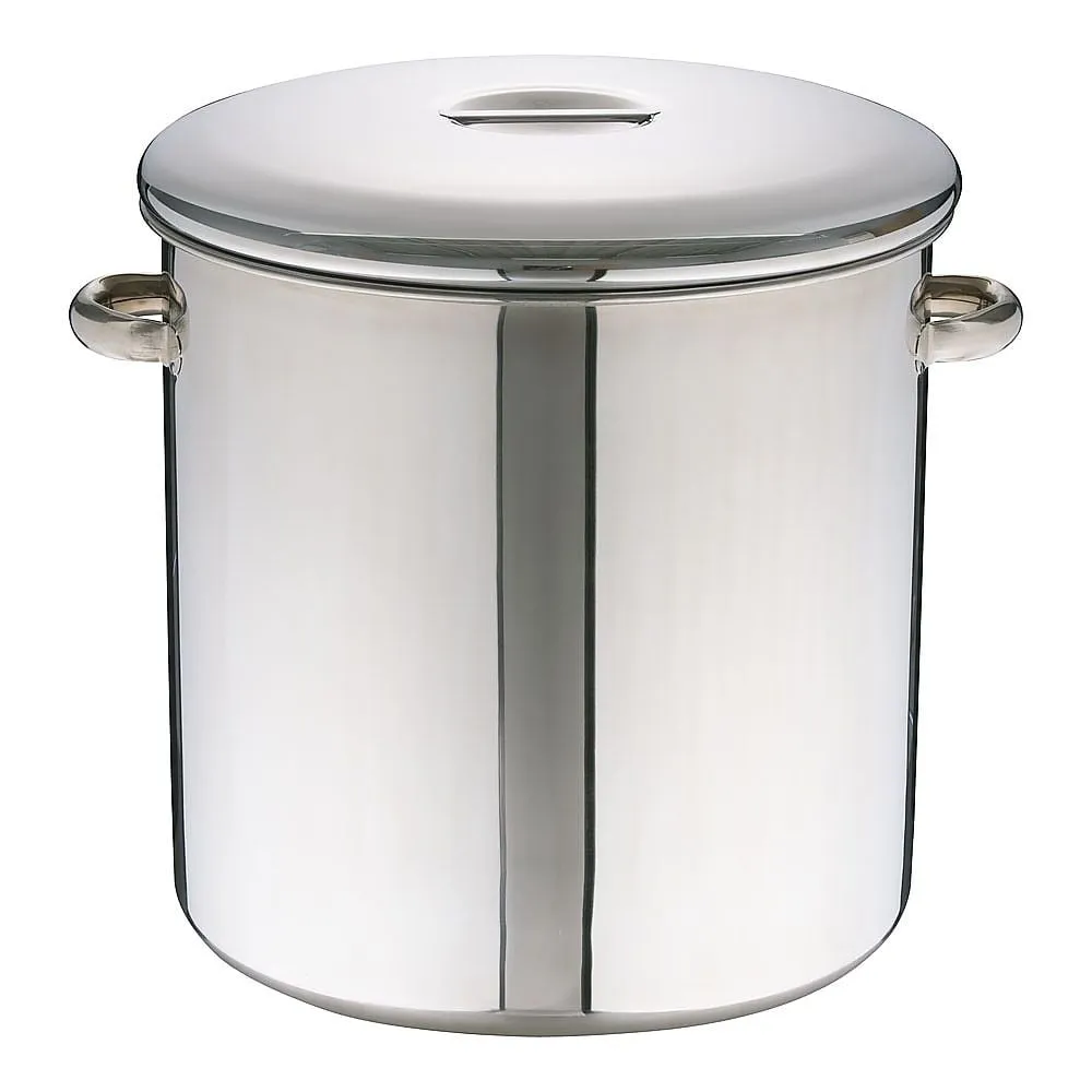 62-6385-99　Eco-Clean 18-8 Inner Lid Type Kitchen Pot (With Scale) 50 cm (With Hand)　AEK1117