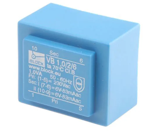 63-7484-44　6VAC2通过孔型PCB变压器输出，1VA　VB 1.0/2/6