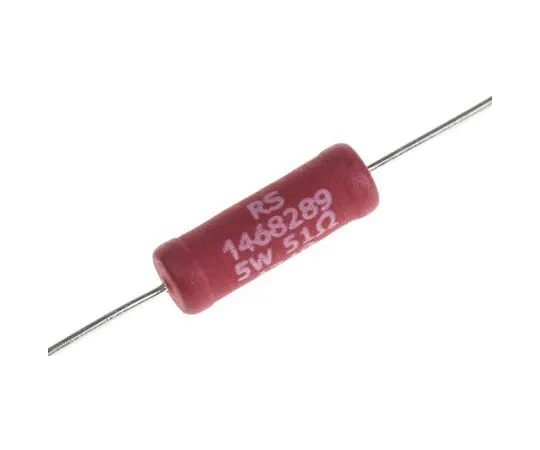 63-7376-58　RS PRO 51Ω5W通孔固定电阻±5%±20ppm/°C　146-8289