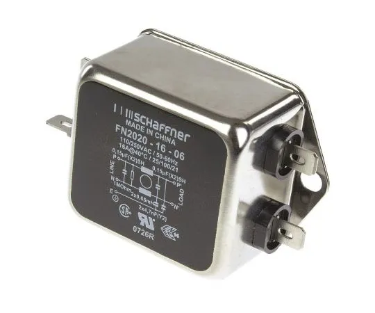 63-7429-99　SchaffnerFN2020系列16A 250 V ac 400Hz机箱安装RFI过滤器，带有标签终端　FN2020-16-06