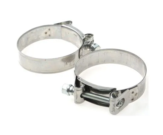 63-7457-68　RS PRO不锈钢镀锌钢板 (螺栓) 螺栓驱动，带宽25mm,内径85mm -91 mm　265-0231