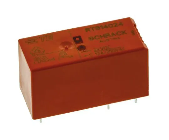 63-7418-91　TEConnectivityRT1SPDT非锁定继电器PCB安装，24V直流线圈，12A　RTB14024