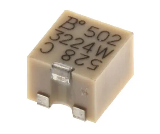 63-7351-27　5kΩSMD微调电位器0.25W顶部调节阀3224系列　3224W-1-502E