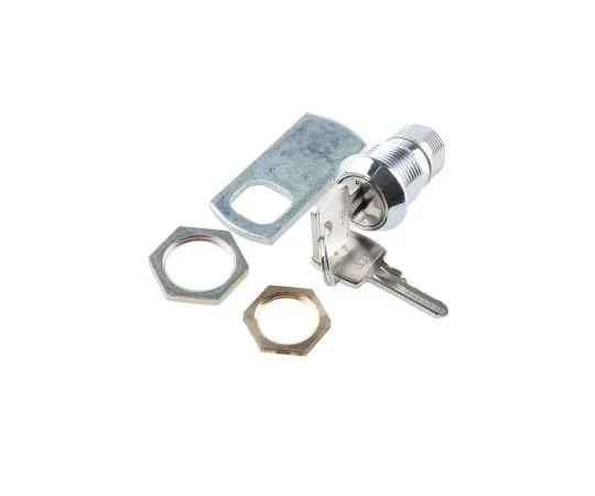 63-7489-94　Euro-Locksa Lowe&Fletcher Group公司Panel to Tongue Depth 19mm Zamak Chrome Plated Camlock, Key to unlock　F6E-03-2 (455E)