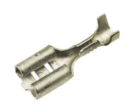 63-7364-52　TE连通性FASTON。250系列压痕收发器，6.35 x 0.81mm,0.3mm2至0.8mm2,22AWG至18AWG,镀锡　41969-2