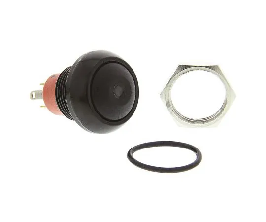 63-7491-22　APEM单杆单掷 (SPST) 瞬间红光LED按钮开关，IP67, 13.6 (Dia。) mm,面板安装，28/48V直流　IPR3SAD2L0S