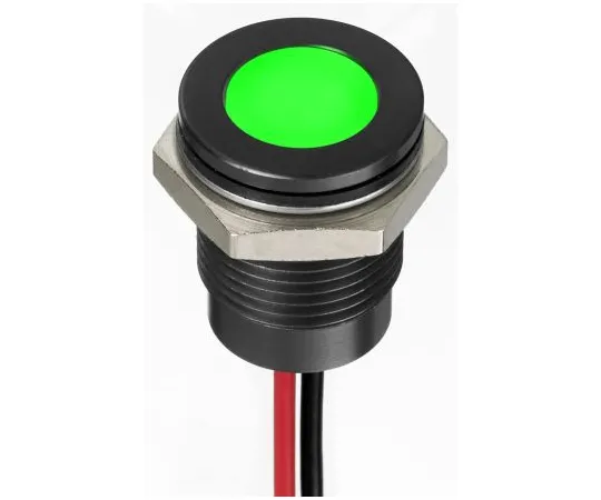63-7021-39　RS PRO绿色指示器，1.8→3.3 V直流，14mm安装孔尺寸，导线终止，IP67　130-2288