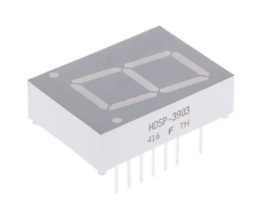 63-7446-52　HDSP-3903Broadcom7段LED显示屏，CC红色7mcdRH DP 20.3mm　HDSP-3903