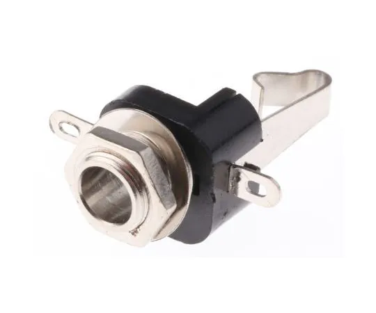 63-7421-82　隆贝格6.35毫米底盘安装单孔插座，2极杆，2A　IEM102-6