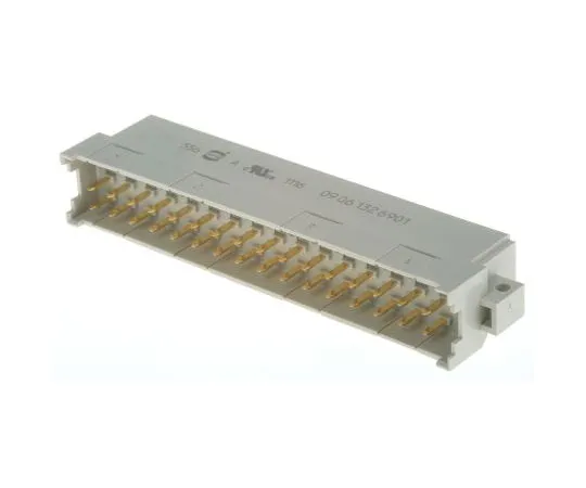63-7382-11　32路5.08毫米间距，F级C2型，2列，直角DIN 41612连接器，插头　9061326901
