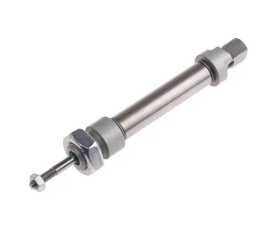 63-7481-30　RS PRO气动圆柱体10mm孔径，25mm冲程，ISO 6432系列，双重作用　304-3410