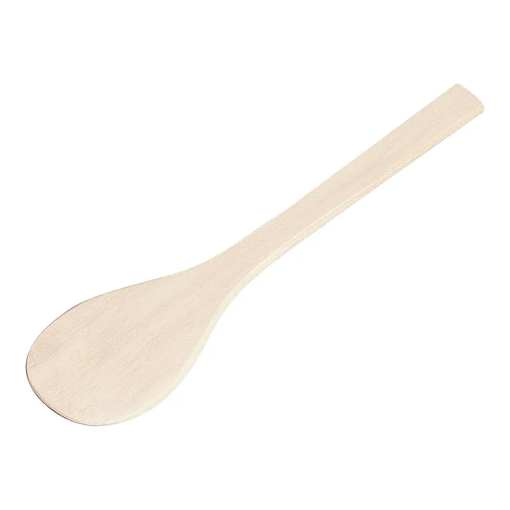 62-6383-09　Wooden round spatel (beech) 48 cm