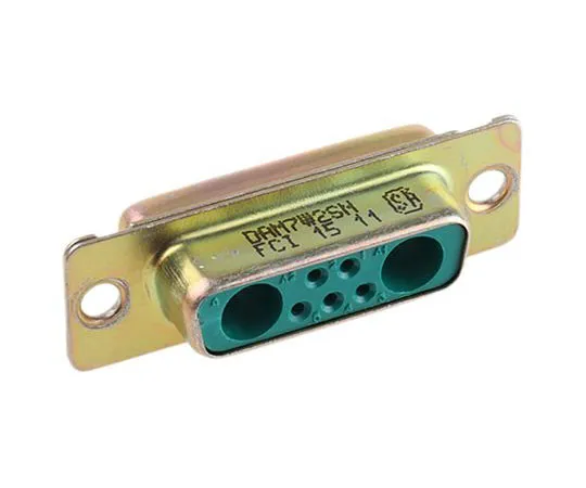 63-7382-28　Amphenol FCI DMW系列面板安装，7针D-sub连接器插座，外壳尺寸A混合接触D-sub　DAM7W2SN