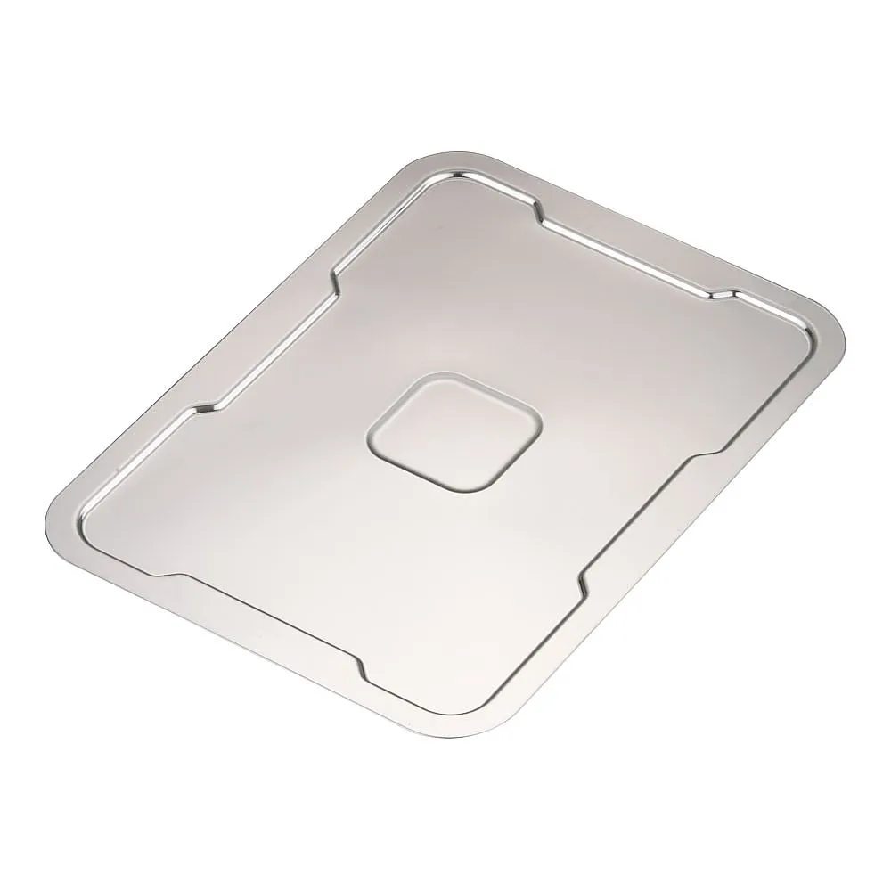 62-6368-87　TKG Stainless Steel Square Butt Lid for 8 Sheets (1 Sheet)