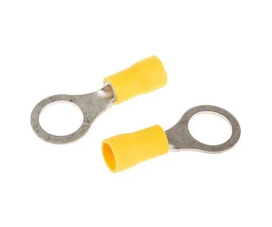 63-7383-72　TE连通性PIDG系列绝缘压紧环端子，M8螺柱尺寸，2.6mm2至6.6mm2线材尺寸，黄色　35111