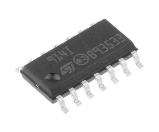 63-7478-13　TS914ID意法半导体，低功耗，运算放大器，RRIO,1MHz,3→15 V,14引脚SOIC　TS914ID