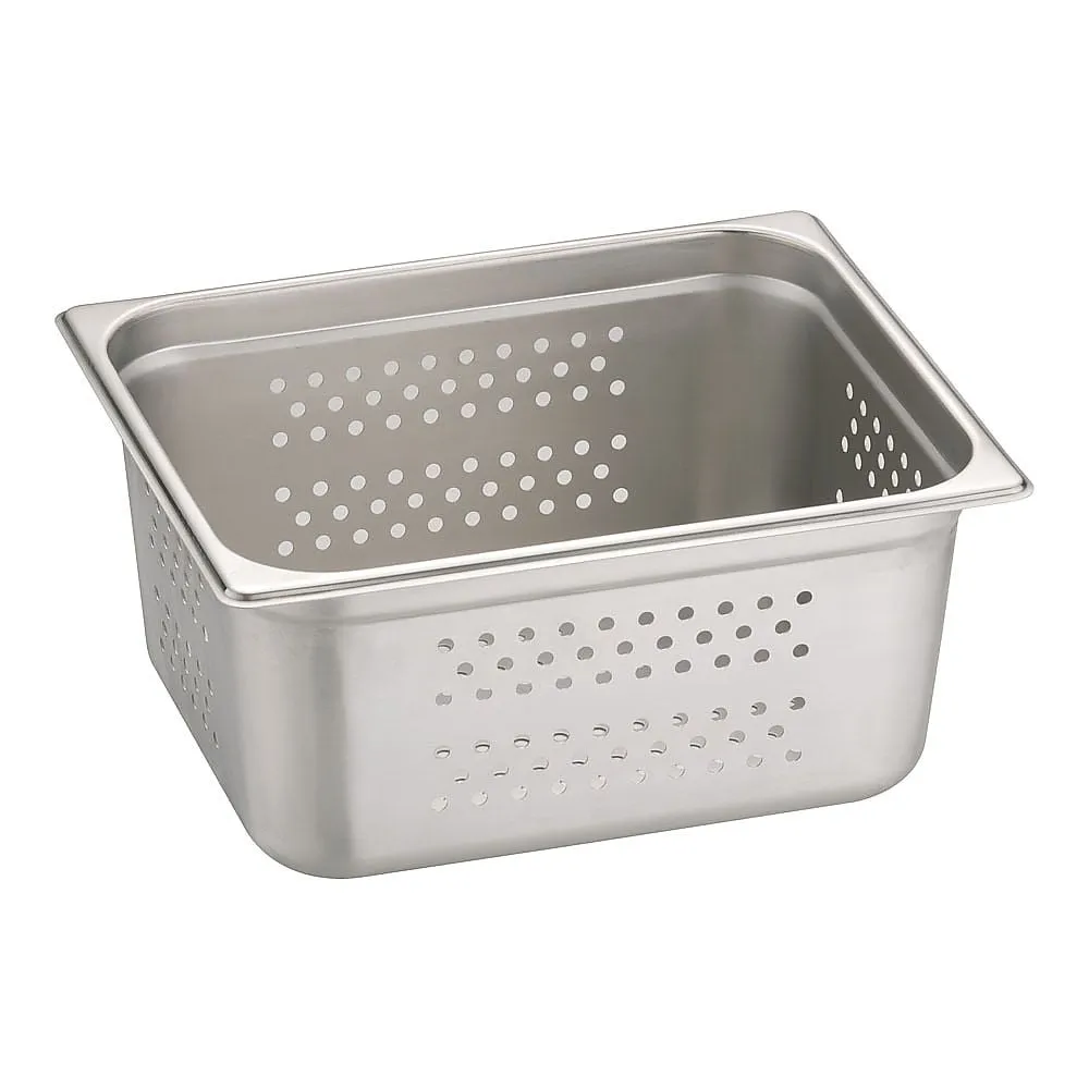 62-6359-37　18-8 Gastronomic Hole Pan 1/2 150 mm　AGS0715