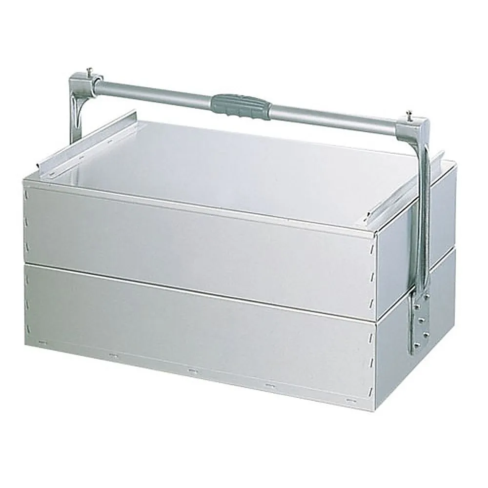 62-6438-68　Aluminum Kansai Type Delivery Box Two-Stage Small