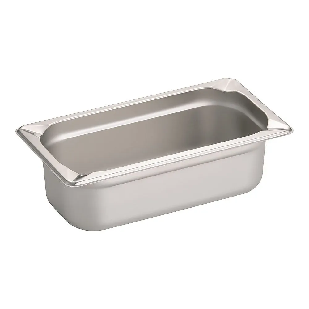 62-6360-31　KINGO Stainless Hotel Pan 1/3 x 100 mm　13100