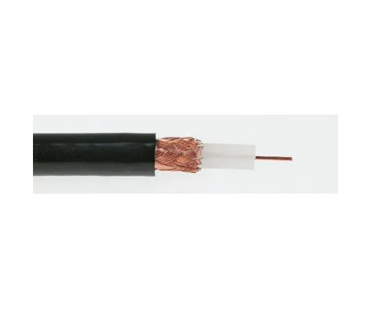 63-7324-86　Belden Black Unterminated to UnterminatedRG59B/U同轴电缆75Ω6.15mm OD 100m　MRG5902.10100