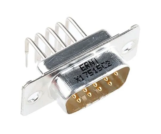 63-7454-89　ERNI TMC系列，9向直角通孔PCBD-副连接器插头，2.54毫米间距　23322