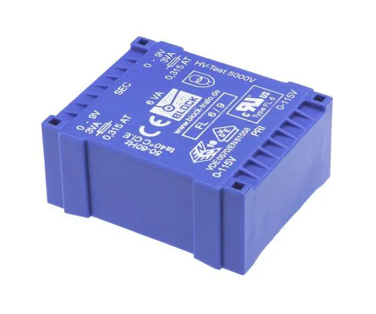 63-7420-10　9VAC2通过孔型PCB变压器输出，6VA　FL 6/9