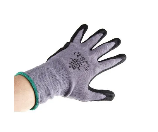 63-7393-27　BM Polyco Polyflex Plus Nitrile, NylonNitrile-CoatedGrip和耐磨性，耐油性，耐湿性　8008