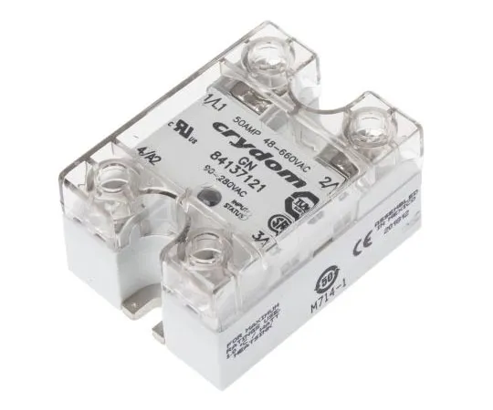 63-7391-76　Sensata/Crydom 50 A rms固态继电器，0电压开启，面板安装，TRIAC, 660 V ac最大负载　84137121