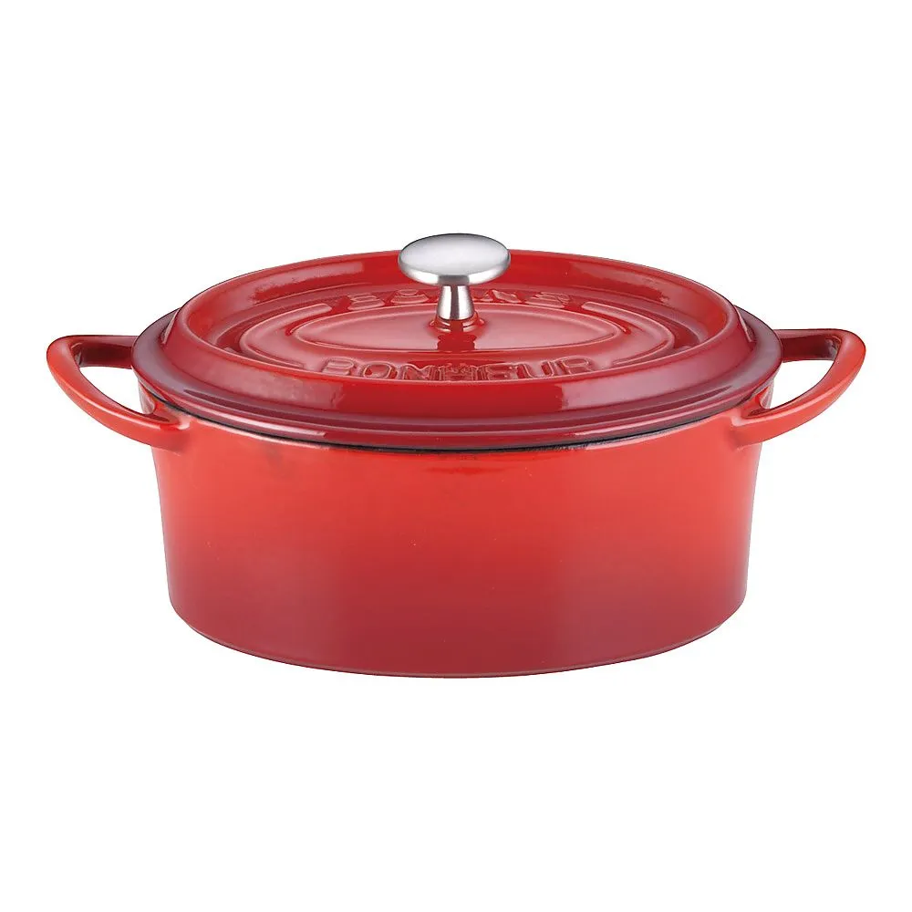 62-6349-16　Bon Bonaire Cocotte Oval 17 cm Red