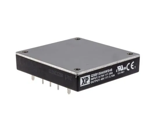 63-7393-51　XP电源QSB15048W150W隔离直流-直流转换器PCB安装，电压在9→75 V直流，电压输出48V直流　QSB15048WS48