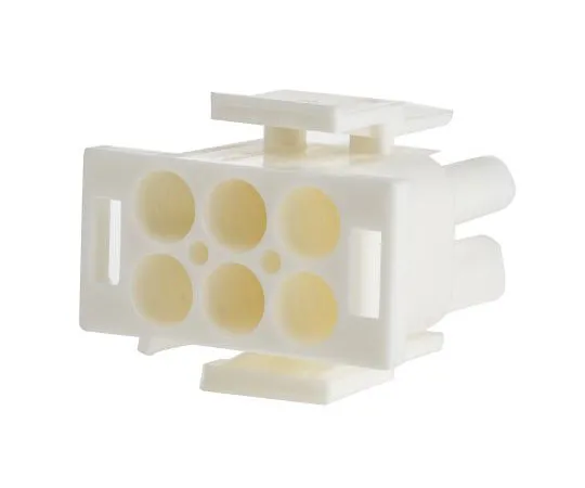 63-7360-75　TE Connectivity UniversalMATE-N-LOK男性连接器外壳，6.35毫米间距，6路，2列　350715-4