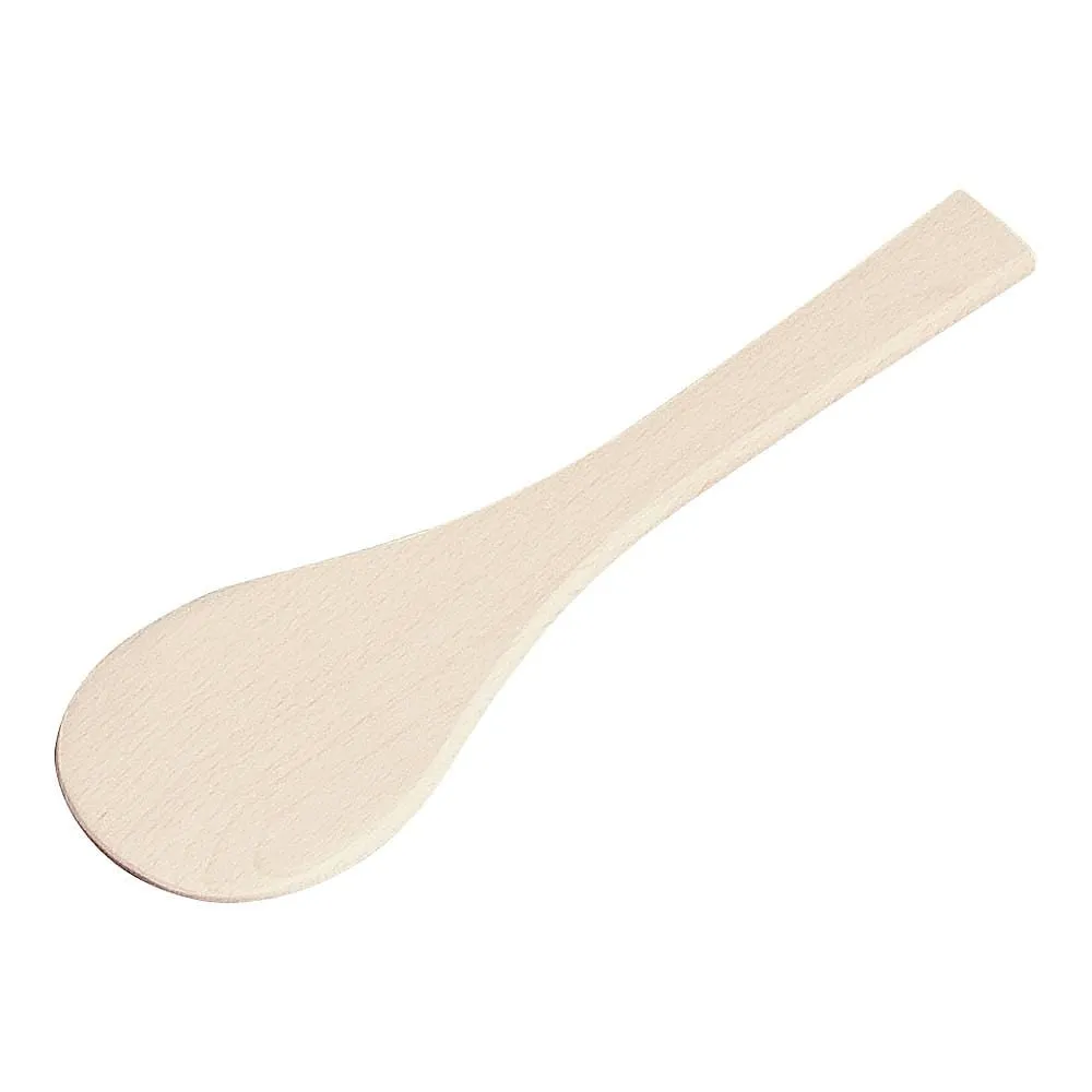 62-6383-05　Wooden round spatel (beech) 36 cm