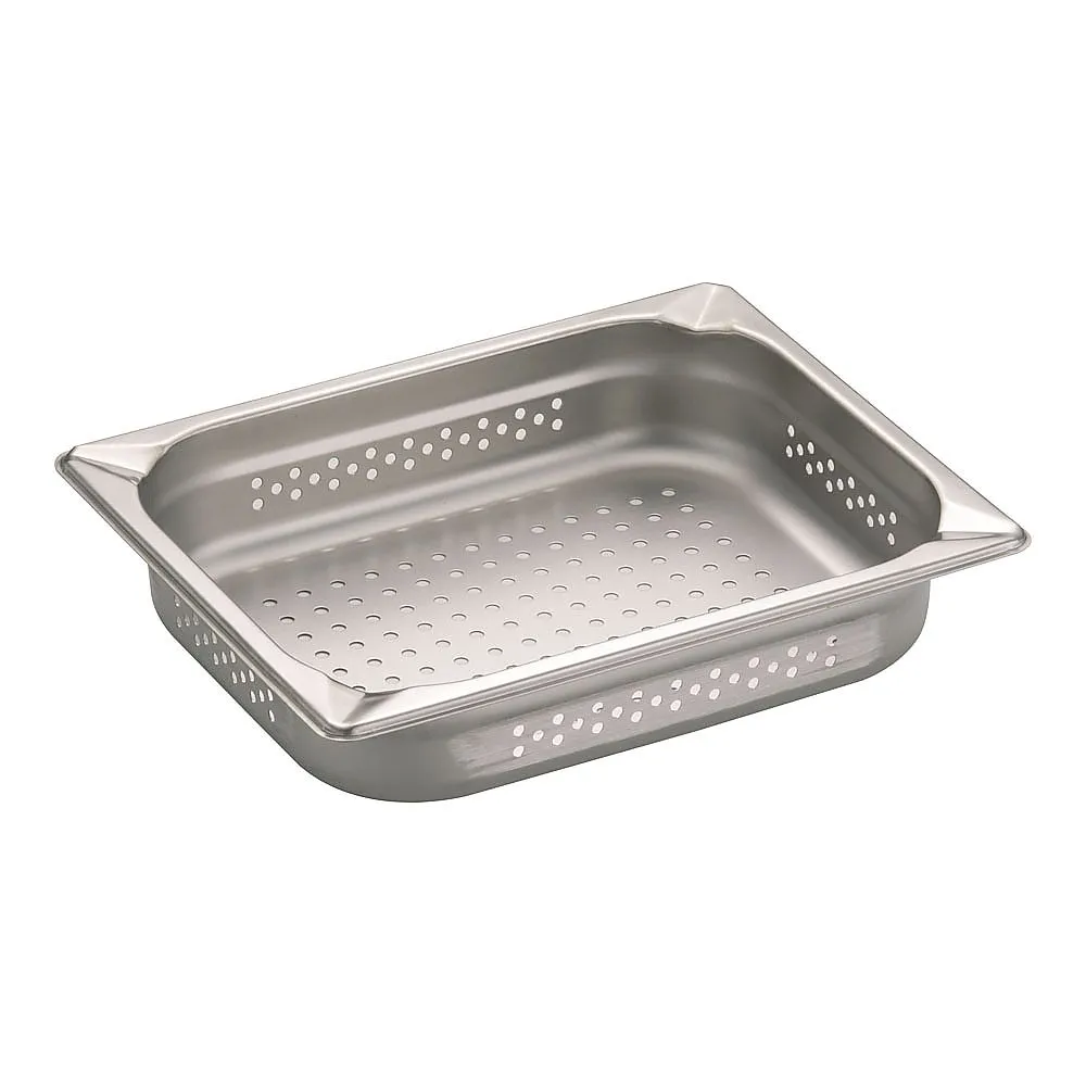 62-6360-74　KINGO Stainless Steel Hole Hotel Pan 1/2 x 65　12065PS