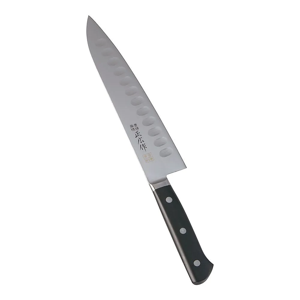 62-6413-07　Masahiro MV Steel Grilled Dimple (Double Flute) 21 cm　14881