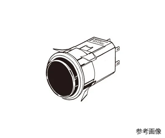 62-4838-51　照明按钮开关 (LED) (方形机身) (圆形) A3P　A3PT-90B12-24CR