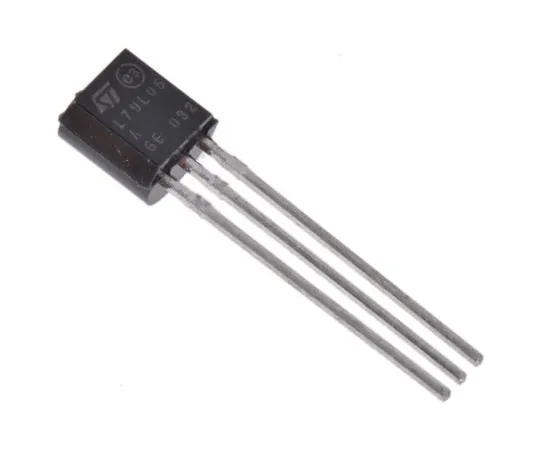 63-7413-38　意法半导体， -5 V线性稳压器，100mA,1通道负极，±5% 3引脚，TO-92L79L05ACZ　L79L05ACZ