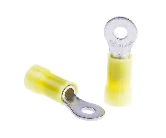 63-7362-68　环形终端，PLASTI-GRIP,黄色，M3.5　342182-1