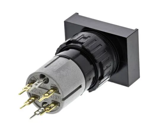 63-7447-85　EAO单杆双抛 (SPDT) 锁定按钮开关，IP40, 16 (Dia。) mm, PCB　31-461.036