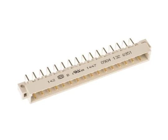 63-7360-30　绞合32路5.08毫米间距，D类C2型，2列，直角DIN 41612连接器，插头　9041326951