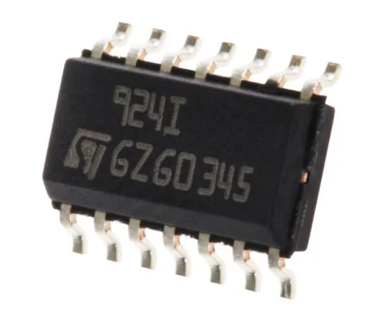 63-7482-98　STMicroelectronics, High Current, Op Amp, RRIO,4MHz,3V,5V,14-PinSOIC　TS924ID