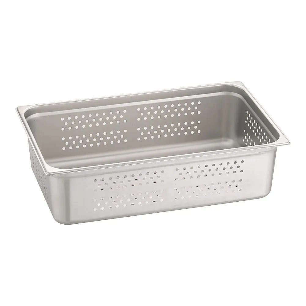62-6359-35　18-8 Gastrognome Hole Pan 1/1 150 mm　AGS0705