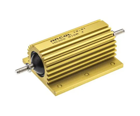 63-7449-86　ArcolHS200系列铝合金厚板轴向线材贴装电阻，510Ω±5% 200W　HS200 510R J