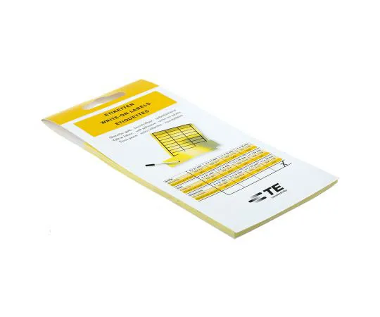 63-7443-17　Idento黑/黄地址标签，11 x 38mm, 220包　TEK 1138