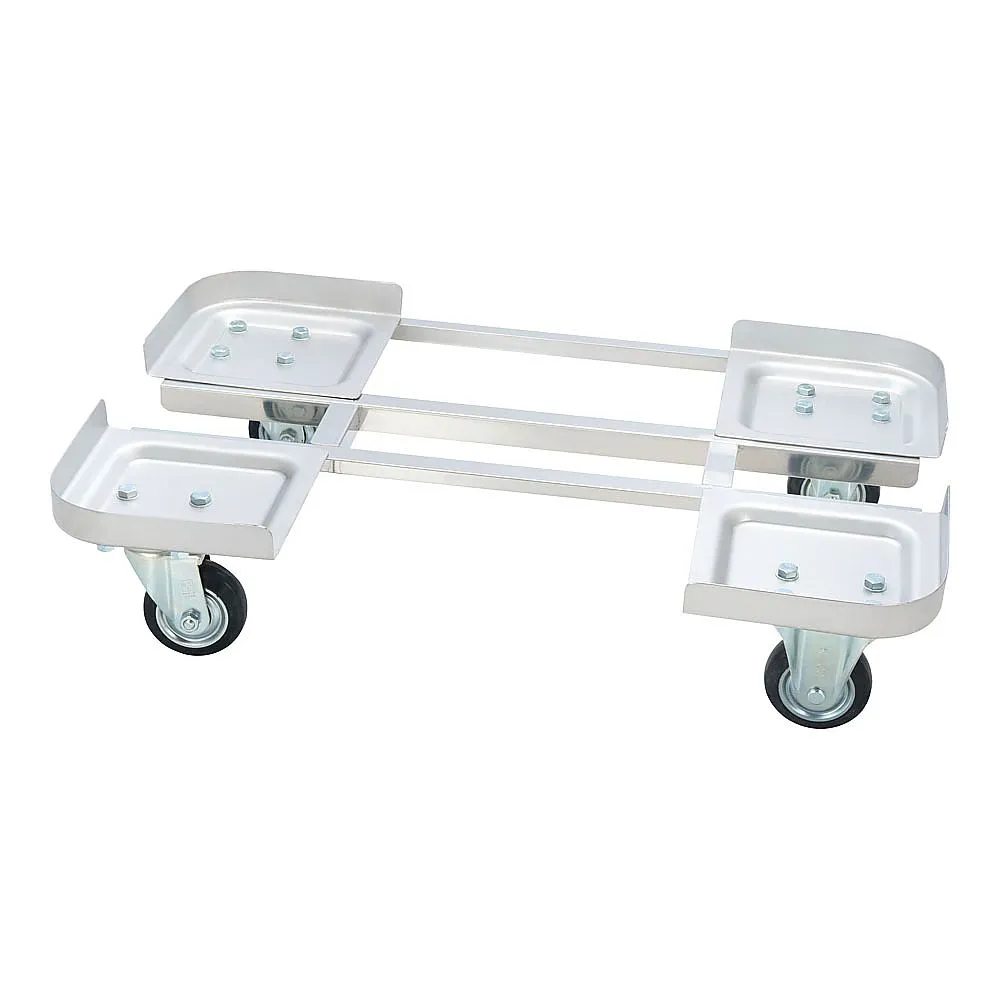 62-6379-90　BK Stainless Steel Tank Drawing Trolley 60, 80, 100 L Combined