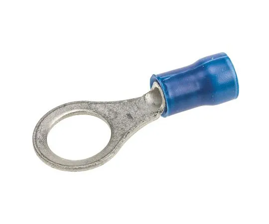 63-7428-16　TE连通性PLASTI-GRIP系列绝缘压紧环端子，M8螺柱尺寸，1mm2至2.6mm2线材尺寸，蓝色　34163