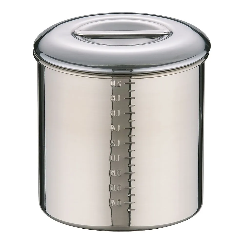 62-6385-86　Eco Clean 18-8 Inner Lid Kitchen Pot (Graduated) 14 cm　AEK1104