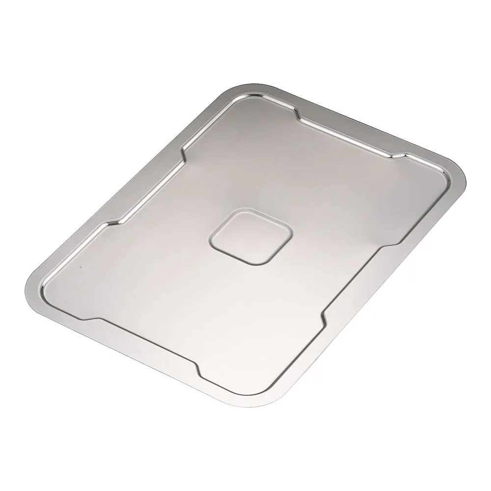 62-6368-86　TKG Stainless Steel Square Butt Lid for 6 Sheets (1 Sheet)