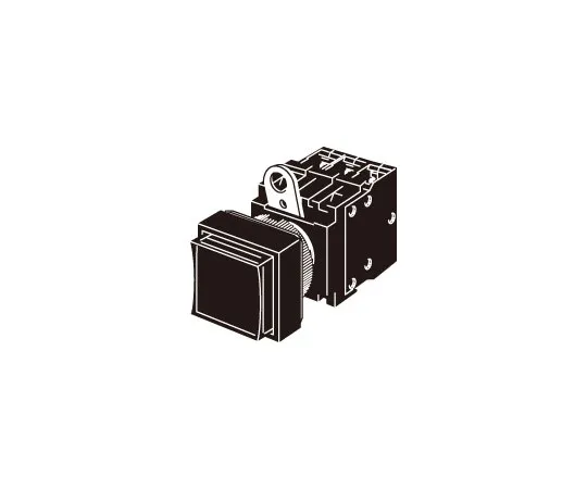 62-4759-10　按钮开关 (矩形) (悬垂) (无LED照明减压装置) (圆体Φ22/25) A22L　A22L-CY-24A-10A