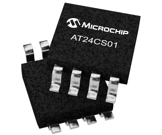 63-7013-41　MicrochipAT24CS01-SSHM-T,1kbit EEPROM内存，0.55μs 8针SOICSeral-2线　AT24CS01-SSHM-T